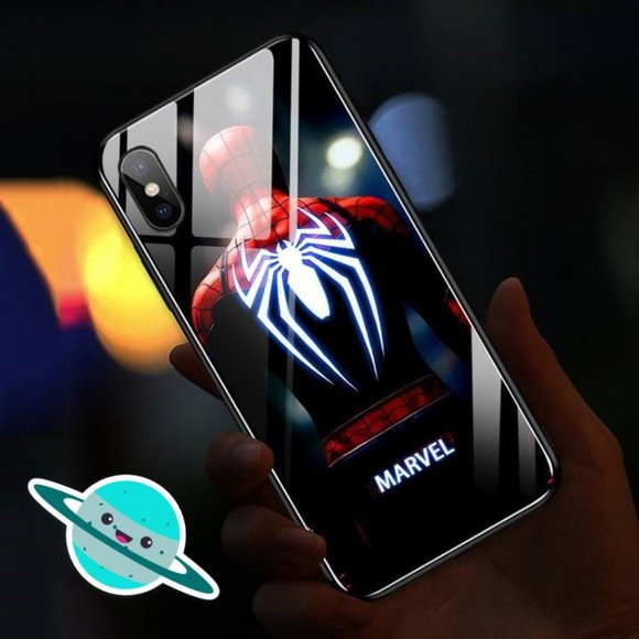 LED Smart Luxury iPhone 13 Series Shockproof Marvel Avengers Cases - Picture 2 of 6